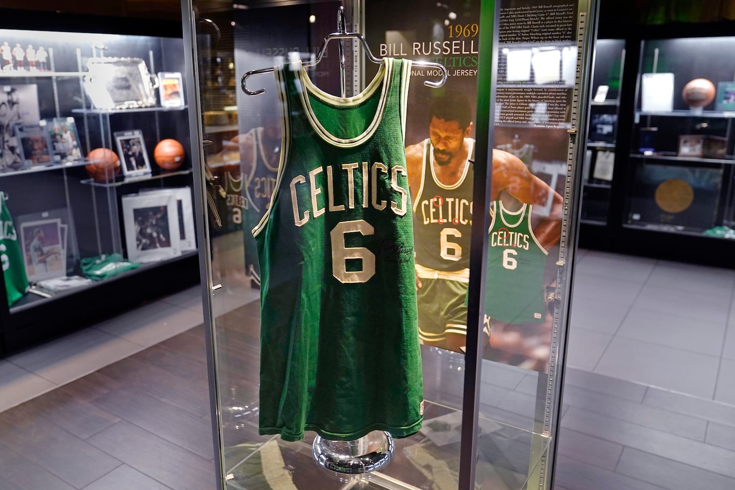 Bill Russell Auction Basketball