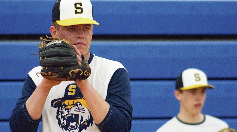 Springfield senior Nate McGlothin will be the Wildcats’ No. 1 starter this season for a deep pitching staff. McGlothin posted a 1.95 ERA and struck out 54 in 46 2/3 innings last year. JEFF GILBERT / CONTRIBUTOR