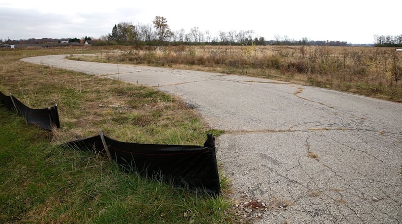 The location of the proposed Melody Parks housing development along East National Road in Clark County Thursday, Nov. 9, 2023. BILL LACKEY/STAFF