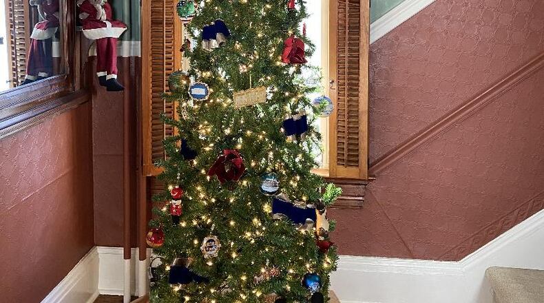 The Boyer residence in South Charleston will feature eight Christmas trees and other decorations and be one of the featured destinations on the annual WASSO Homes for the Holidays Tour, Dec. 11-12. The event is a fundraiser for the Springfield Symphony Orchestra./Contributed