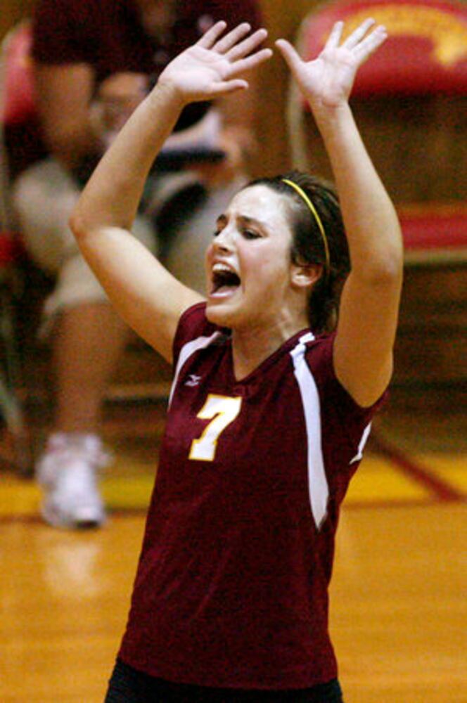Northeastern vs. West Liberty-Salem volleyball
