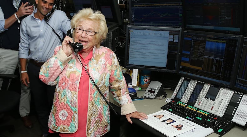 Famed sex therapist Dr. Ruth Westheimer came to Atlanta’s Marcus Jewish Community Center November 2015 10 to talk about one of her books.
