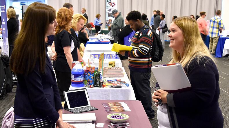 The Chamber of Greater Springfield and OhioMeansJobs will host their annual job fair again this month. Bill Lackey/Staff