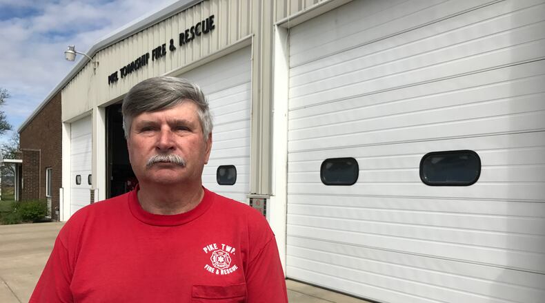 Pike Twp. Fire Chief Jerry Donnelly said his department no longer could handle planning the North Hampton Memorial Day Parade, but a volunteer stepped up to handle organizing the event. STAFF/KATHERINE COLLINS