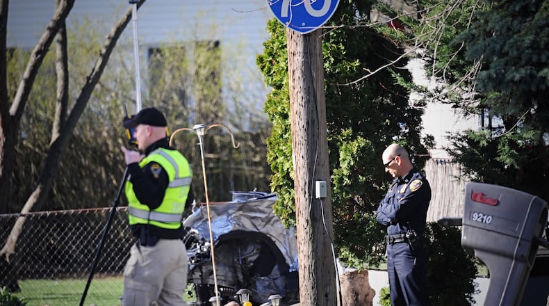 The chase involved Troy police and troopers. The crash was reported around 8:07 a.m. at the intersection of U.S. 40 and state Route 202 in Bethel Twp.