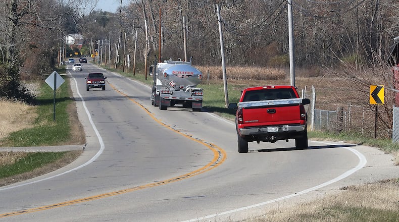 A new safety project that would address storm water build-up along Spangler Road has been proposed for the heavily traveled stretch of road. The project will be funded by ARPA.  BILL LACKEY/STAFF