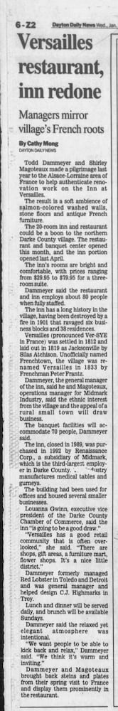PHOTOS: The historic Inn at Versailles through the years
