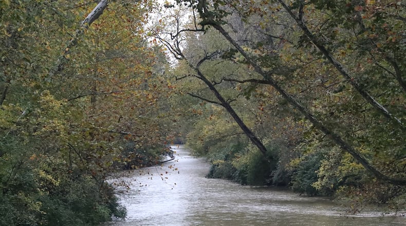 The Mad River on Monday, Oct. 25. 2021. BILL LACKEY/STAFF
