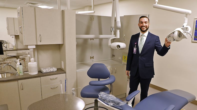 Dr. Mark Duffy is the new dentist at the Rocking Horse Center’s new dental clinic. Bill Lackey/Staff