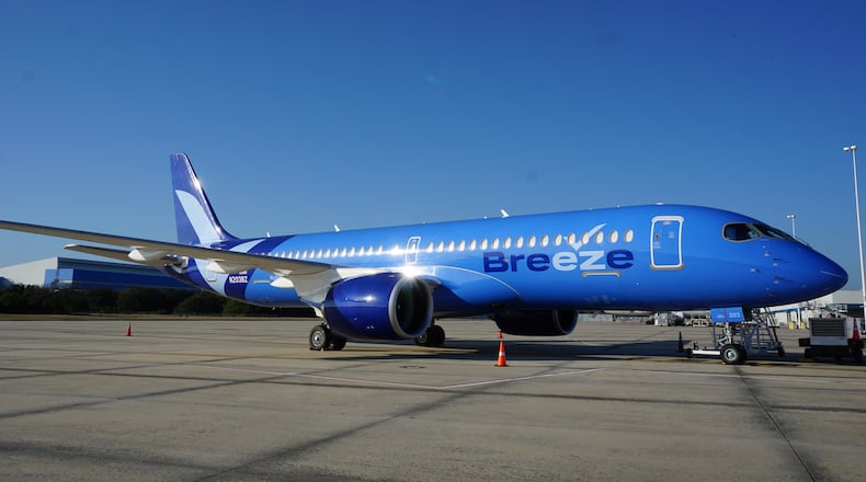 Breeze Airways announced two more new nonstop routes from CVG prior to the airline’s planned Tri-State debut early next year. (Photo: Business Wire)