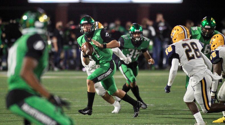 Northmont against Springfield on Friday, Sept. 18, 2020, in Clayton. David Jablonski/Staff