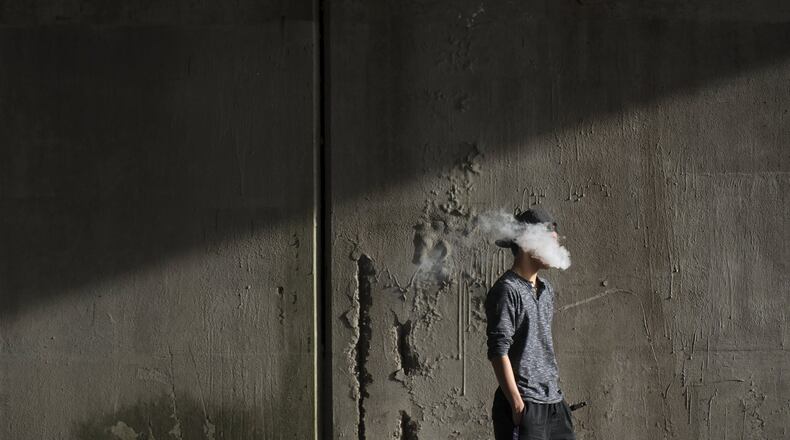 Data released Thursday reveal a big increase in e-cigarette use by high school students, with more than a quarter saying they vape despite a lung disease epidemic and widespread public health outcry.