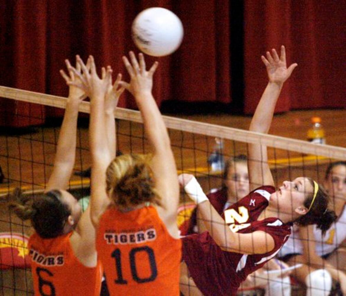 Northeastern vs. West Liberty-Salem volleyball