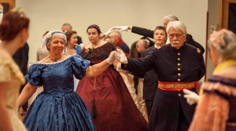 Spend New Year’s Eve in the Civil War era among re-enactors in colorful costumes and gowns at the New Year’s Eve Grand Ball at the South Charleston Town Hall and Opera House. CONTRIBUTED