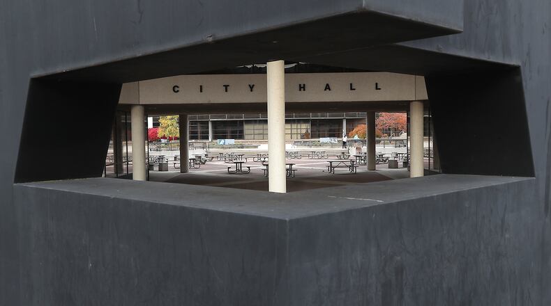 The Springfield City Hall Plaza, shown in an October, 2022, file photo. BILL LACKEY/STAFF