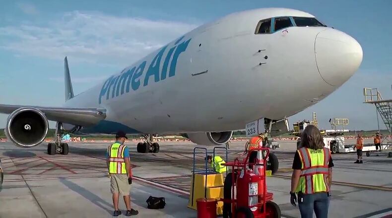 The Amazon Air Hub at the Cincinnati/Northern Kentucky International Airport. ANNA AZZALION/WCPO