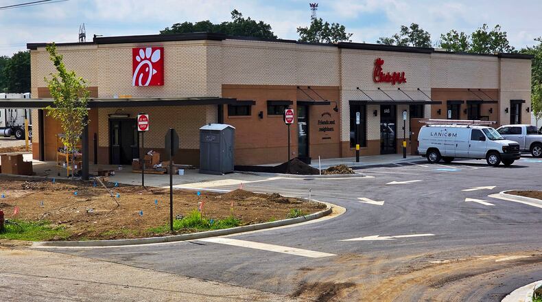 The Middletown Chick-fil-A, located just off Exit 32 on I-75, is expected to open next month. NICK GRAHAM/STAFF
