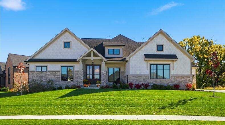 This 2023 ranch style home has 4,652 square feet of living space, two bedrooms on the main level and two in the finished basement. It is in the Centerville City School District. CONTRIBUTED