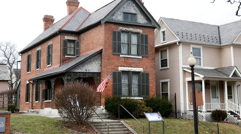 The Paul Laurence Dunbar House, located at 219 Paul Laurence Dunbar St. in Dayton, is a museum to the poet. Dunbar, one of America's greatest poets, gained international acclaim duirng his career. The state memorial houses many of his personal belongings. LISA POWELL / STAFF