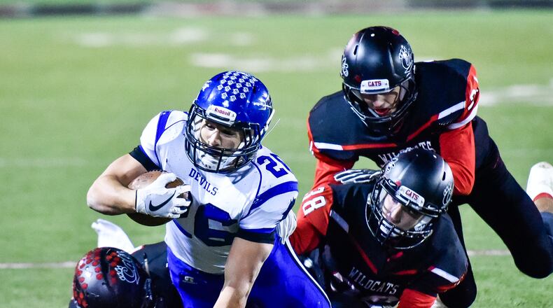 Brookville’s Bailey Wallen surpassed 2,000 yards rushing as a senior last season. NICK GRAHAM/STAFF