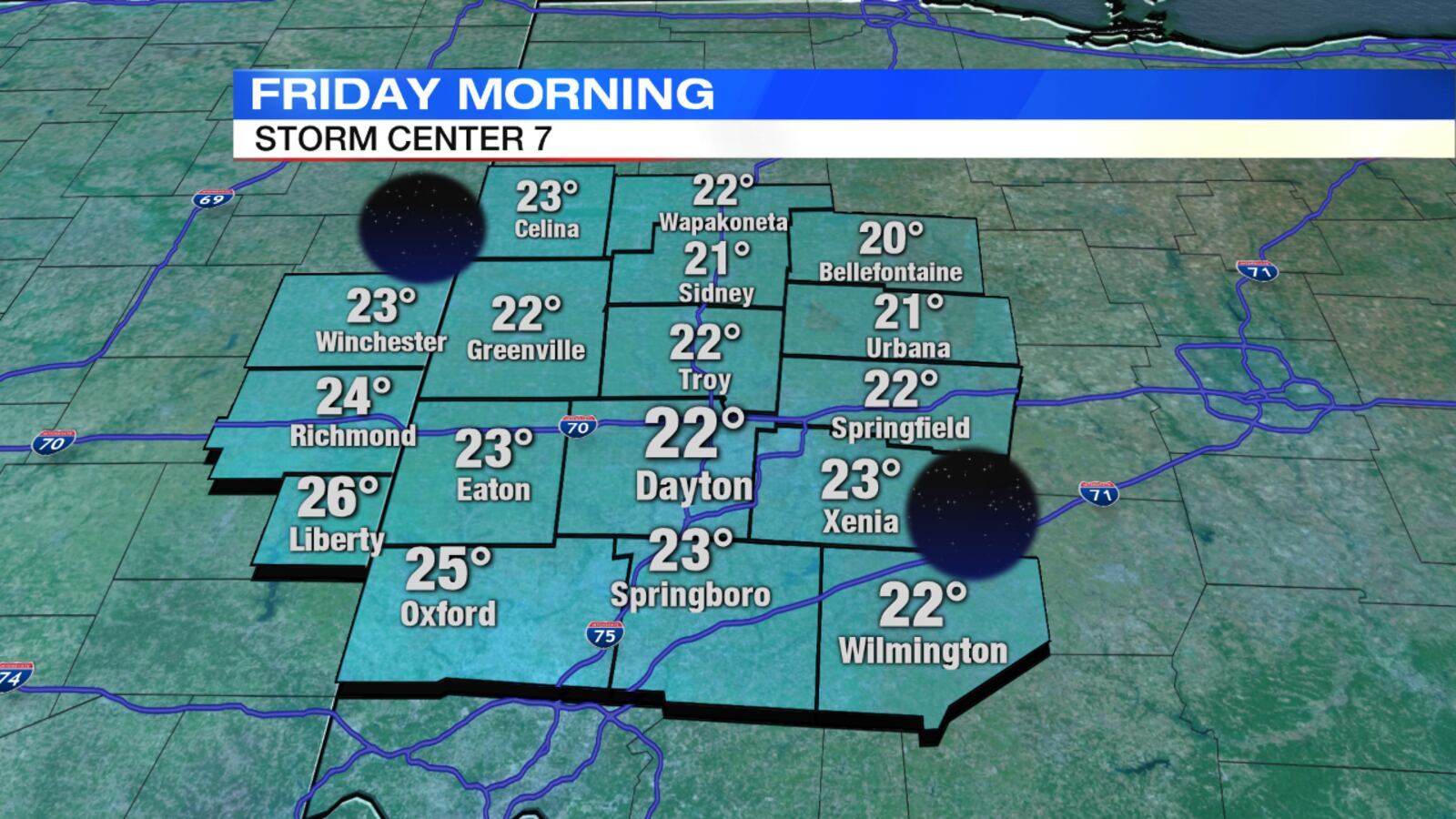 Storm Center 7 Weather Graphic