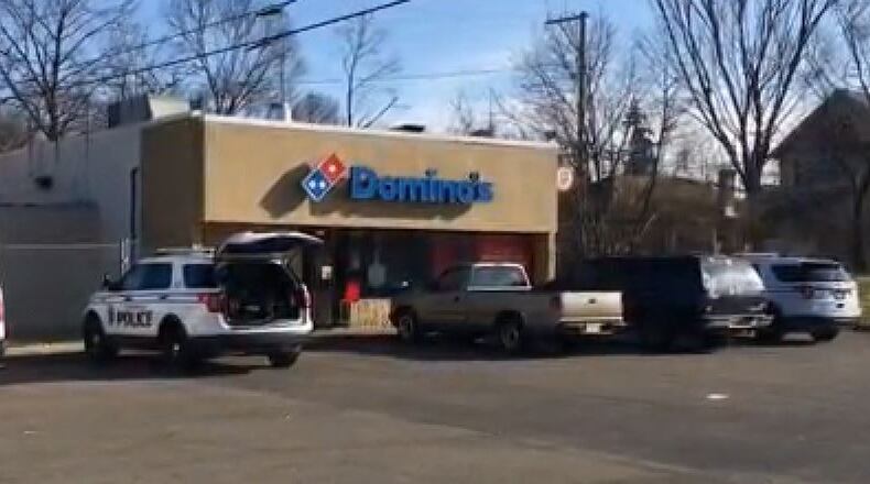 Domino’s on South Limestone Street was reportedly robbed on Sunday. STAFF