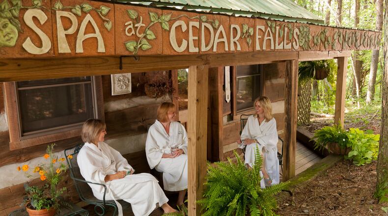 New and existing guests at The Inn & Spa at Cedar Falls in Hocking Hills can now book a stay in large, fully-loaded lodges that sleep up to two dozen guests.