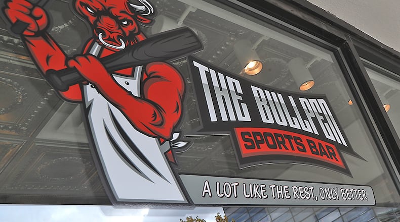 The Bullpen Sports Bar, a restaurant in downtown Springfield serving breakfast, lunch and dinner, has closed about four months after opening. BILL LACKEY/STAFF