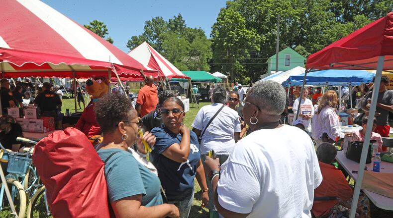 A Juneteenth celebration and Fatherfest was held Saturday, June 18, 2022 at the Gammon House in Springfield. Commmunity groups were on hand as well as craft and food vendors. The Gammon House was open for tours and live entertainment was held thoughout the day and rides for the kids. BILL LACKEY/STAFF
