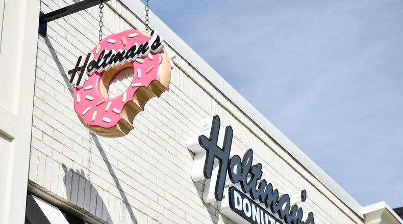 Holtman’s Donuts is now open in the Streets of West Chester on Civic Centre Boulevard in West Chester Twp. NICK GRAHAM/STAFF
