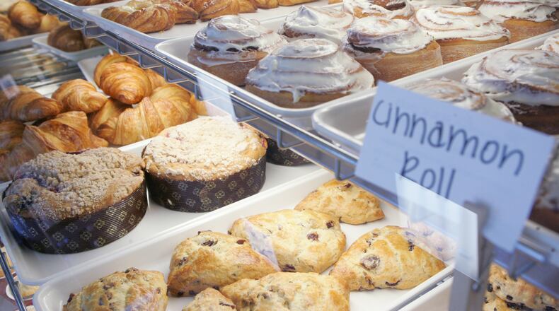 Some of the baked goods at the original Boosalis Baking & Cafe. The business has relocated to Cross Pointe Center.