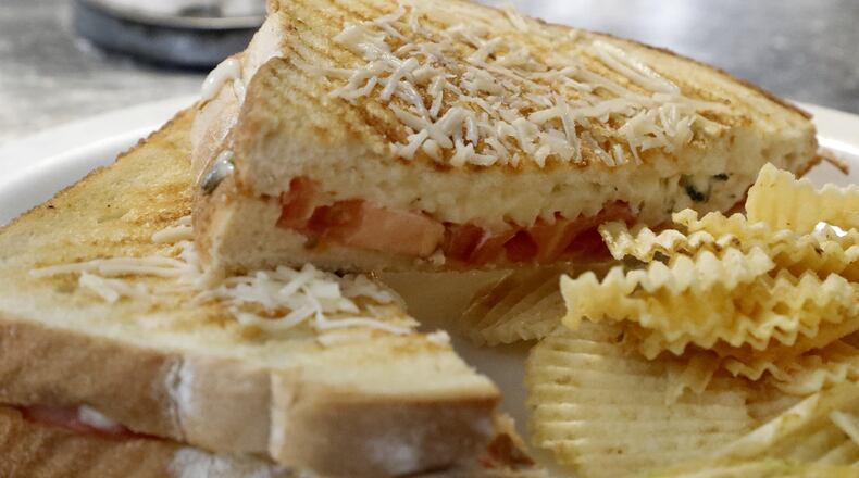 A sandwich at Cafe Paradiso. BILL LACKEY/STAFF