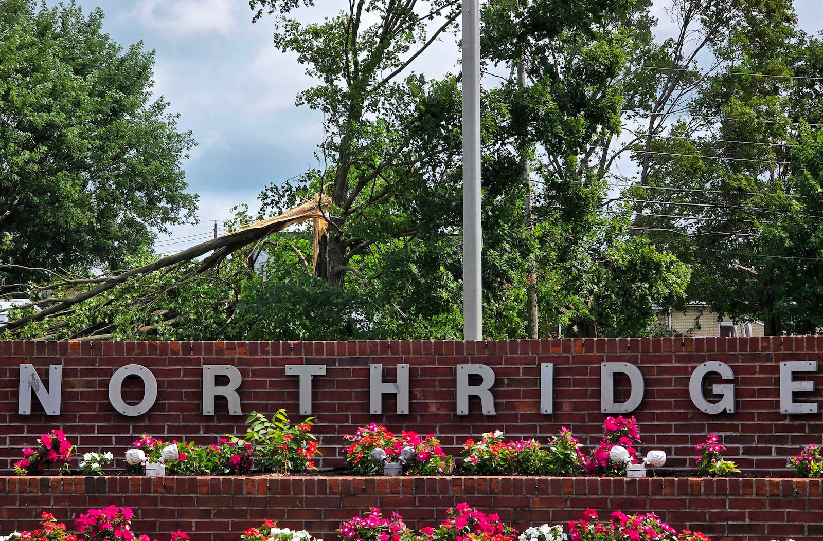 Severe weather passed through the area last night bringing strong winds and possible tornadoes. The damage hit Clark County in Moorefield Township near the intersection of Moorefield Road and Ridgewood Road West. NICK GRAHAM / STAFF