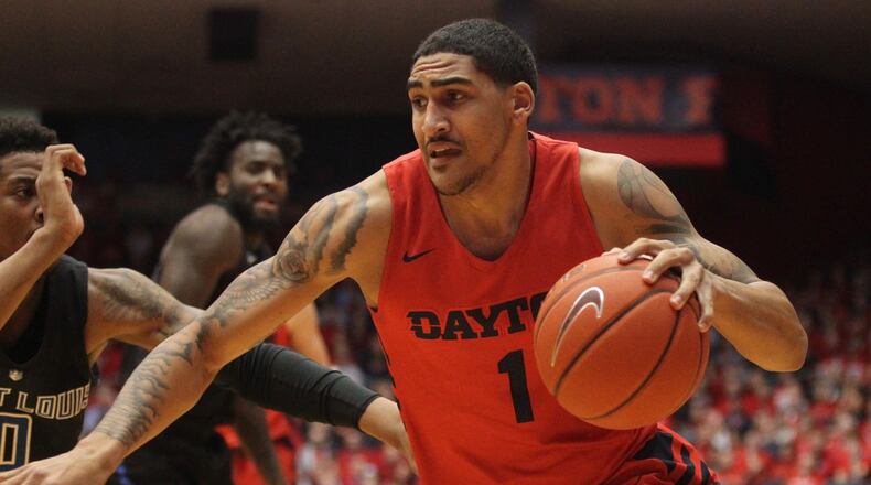Dayton against Saint Louis on Saturday, Feb. 23, 2019, at UD Arena.