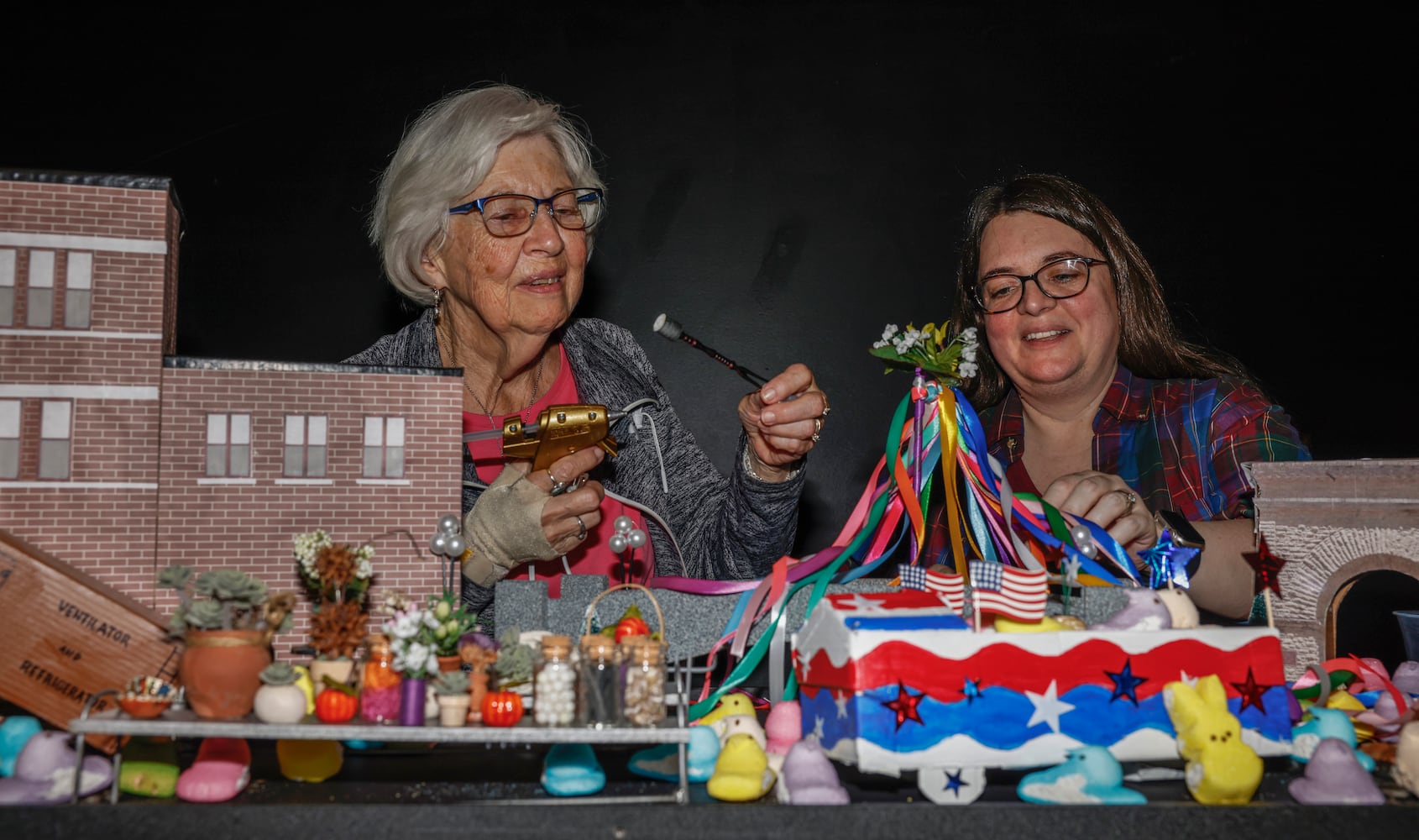 Peeps Display at the Heritage Center 