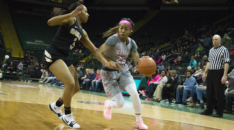 Wright State senior guard Chelsea Welch is the Horizon League Player of the Week. ALLISON RODRIGUEZ/CONTRIBUTED PHOTO