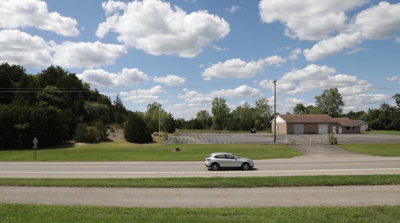 The area at 715 North Dayton-Lakeview Road in New Carlisle has been designated a super fund site. BILL LACKEY/STAFF