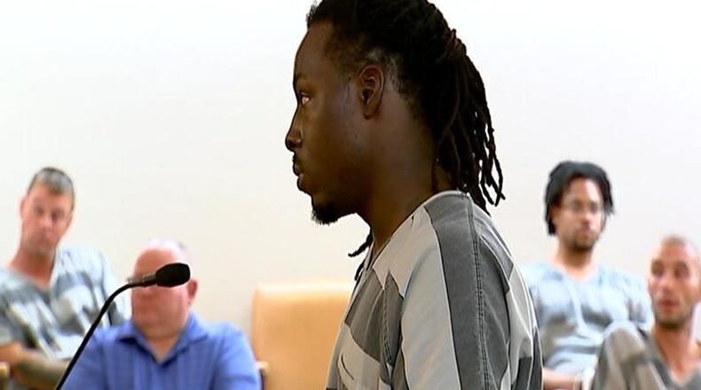Shamarr Thigpen appears in Clark County Municipal Court. STAFF
