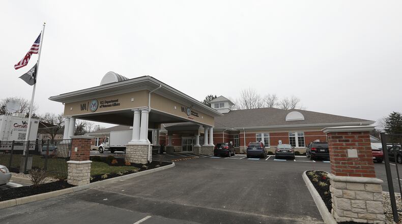 Dayton VA Medical Center’s Springfield Community Based Outpatient Clinic on North Limestone Street is among clinics conducing coronavirus screenings for everyone entering the clinic. BILL LACKEY/STAFF