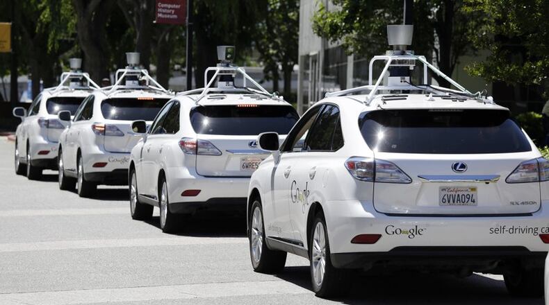 Self-driving vehicles could disrupt major industries, such as trucking and transportation, potentially leading to large job losses. (AP Photo/Eric Risberg, File)