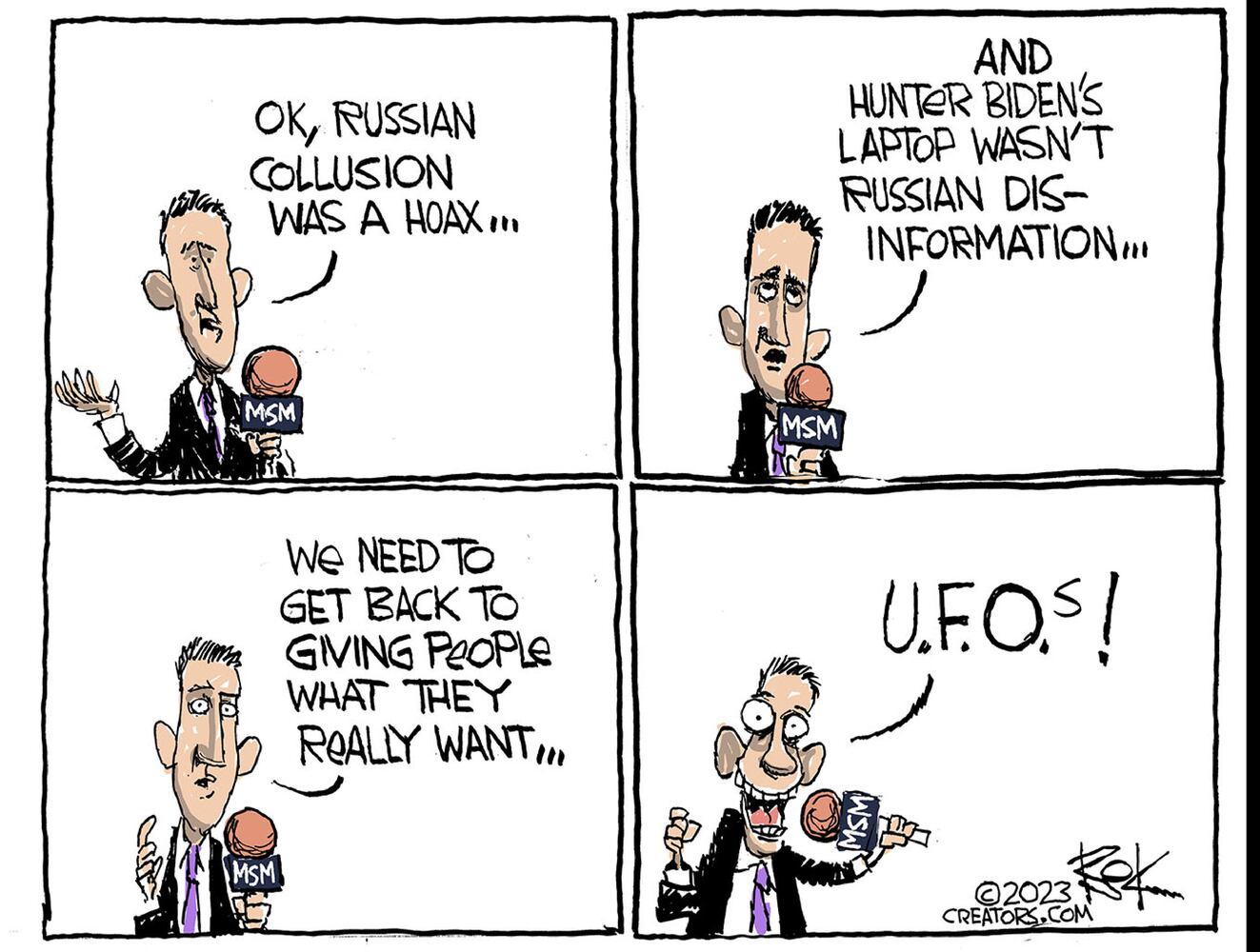 WEEK IN CARTOONS: Ohio derailment, unidentified flying objects and more