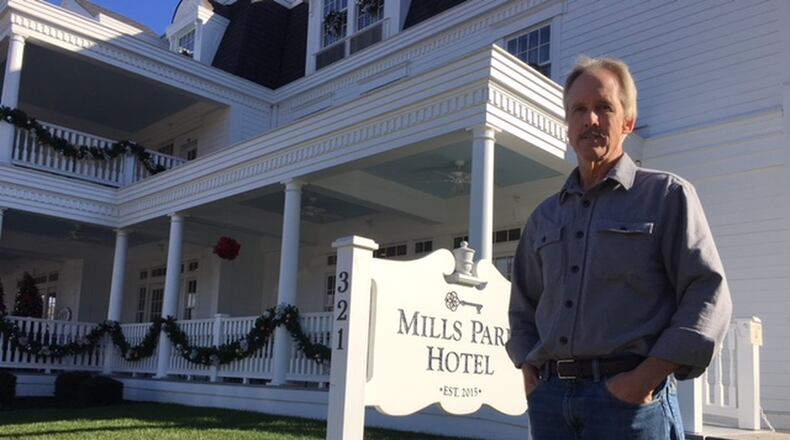 Jim Hammond, owner of Mills Park Hotel, 321 Xenia Ave., Yellow Springs. RICHARD WILSON/STAFF