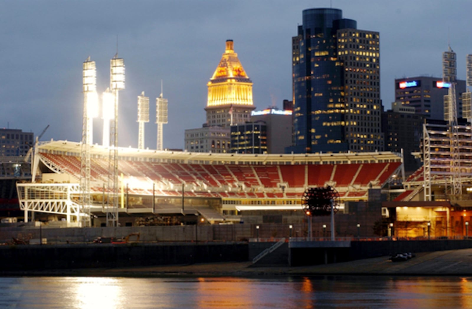 Great American Ball Park, home of the Cincinnati Reds, is not one of Hal's favorite baseball venues.