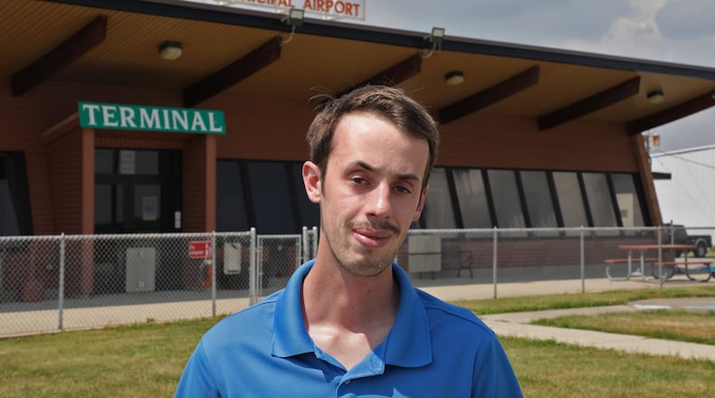 Seth Timmerman, Manager of the Springfield Airport. BILL LACKEY/STAFF