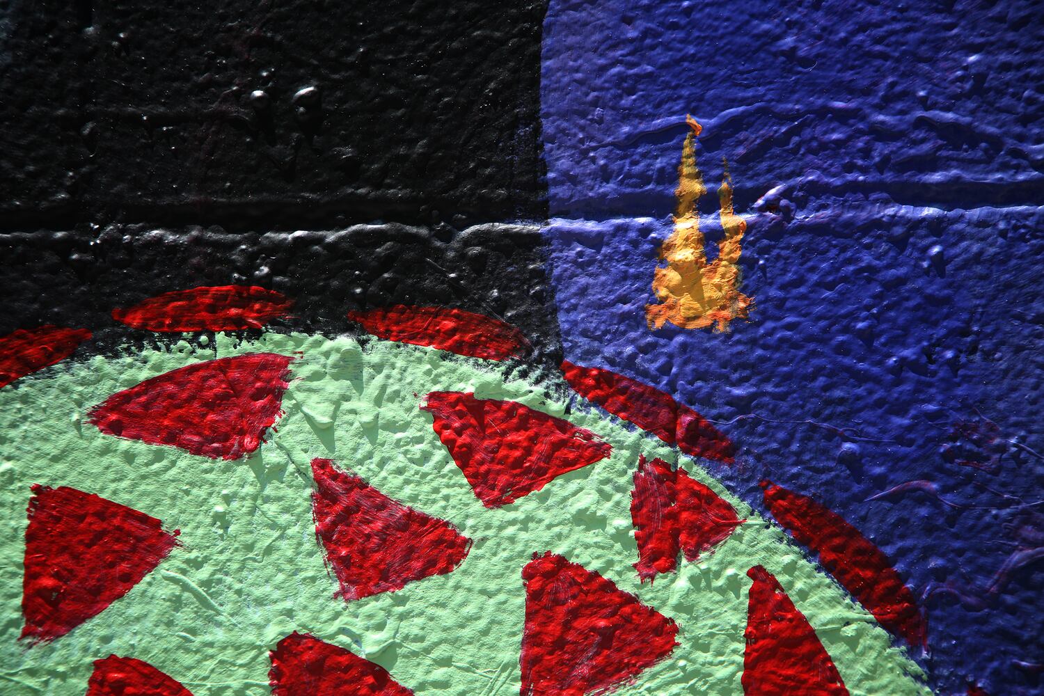 PHOTOS: Yellow Springs murals remember George Floyd