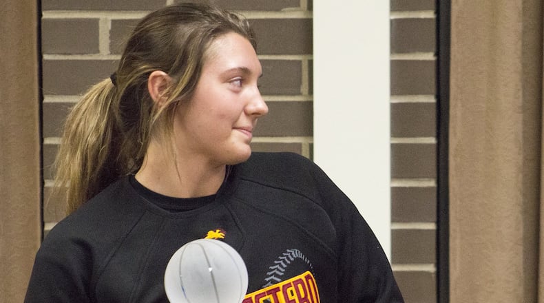 Northeastern senior Hayley Suchland averaged 30 points a game this season and won the Pam Evans Smith Ms. Basketball award as the top player in Clark County. Jeff Gilbert/CONTRIBUTED