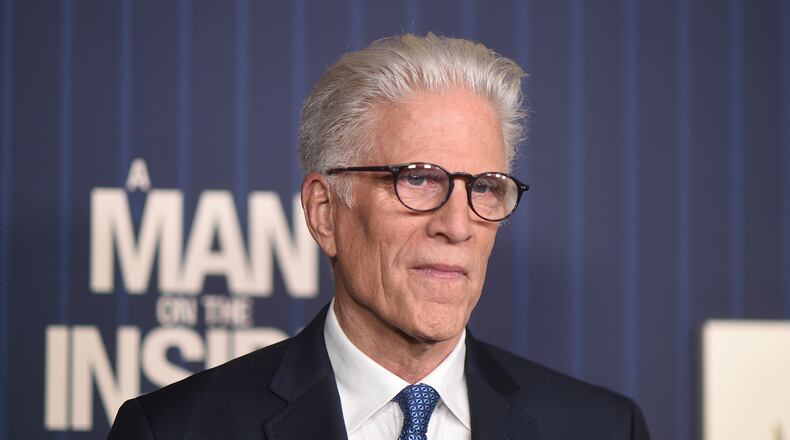 Ted Danson arrives at the premiere of "A Man on the Inside" on Sunday, Nov. 10, 2024, at Netflix Tudum Theater in Los Angeles. (Photo by Richard Shotwell/Invision/AP)