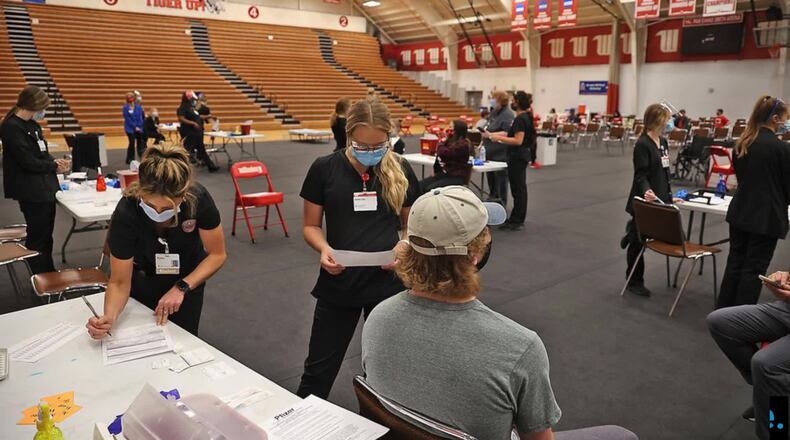 Wittenberg University has modified its weekly COVID-19 testing protocols. FILE