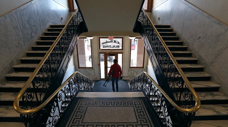 The Clark County Department of Reentry will host several events as part of Second Chance Month. The Clark County Department of Reentry was established in 2022 and is located on the third floor of the A.B. Graham Building. In this file photo, the county had a ribbon cutting ceremony and public tours for the newly renovated A.B. Graham Building in 2021, where several county offices are located. FILE/BILL LACKEY/STAFF