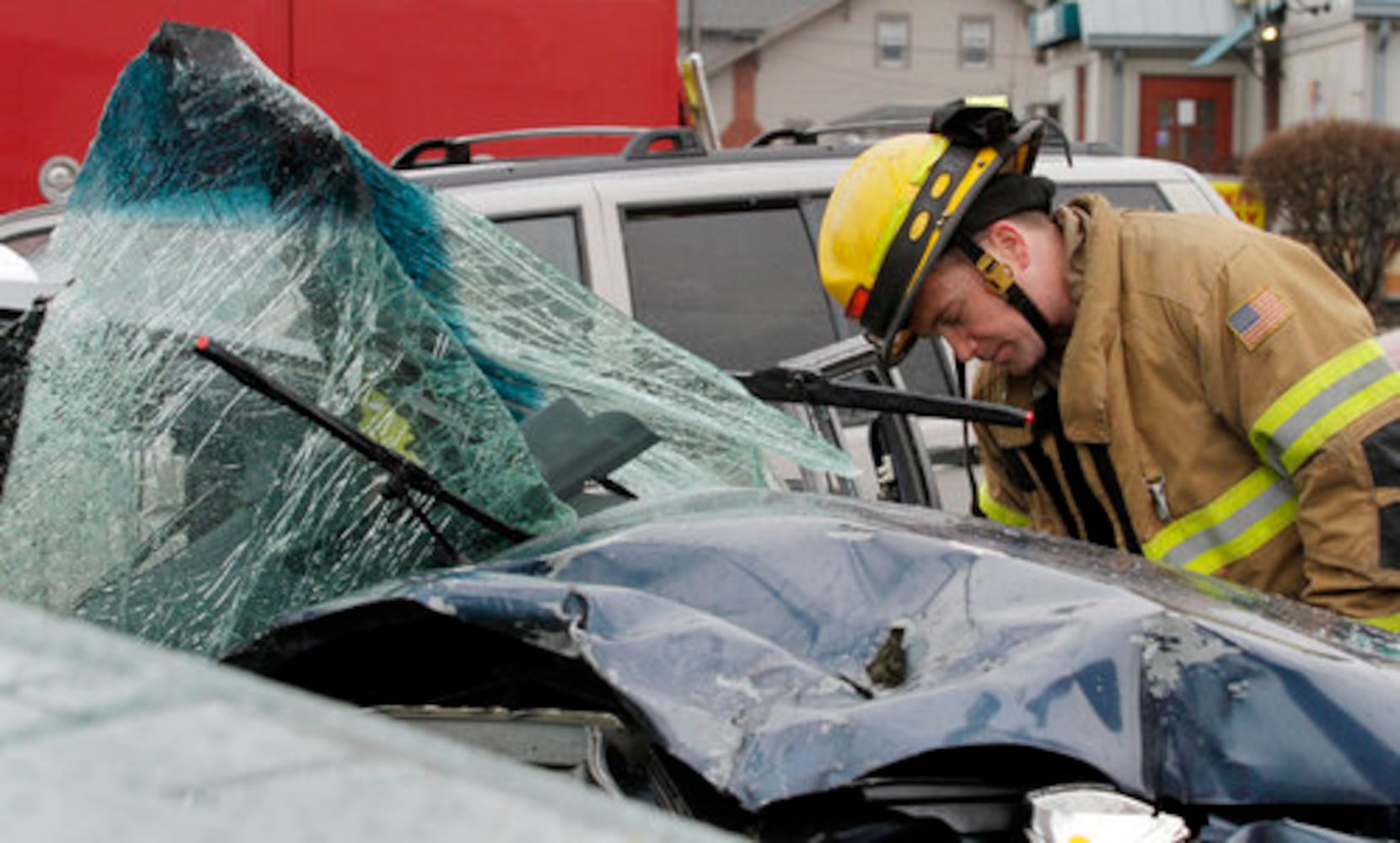 2-car crash on East Main, Belmont